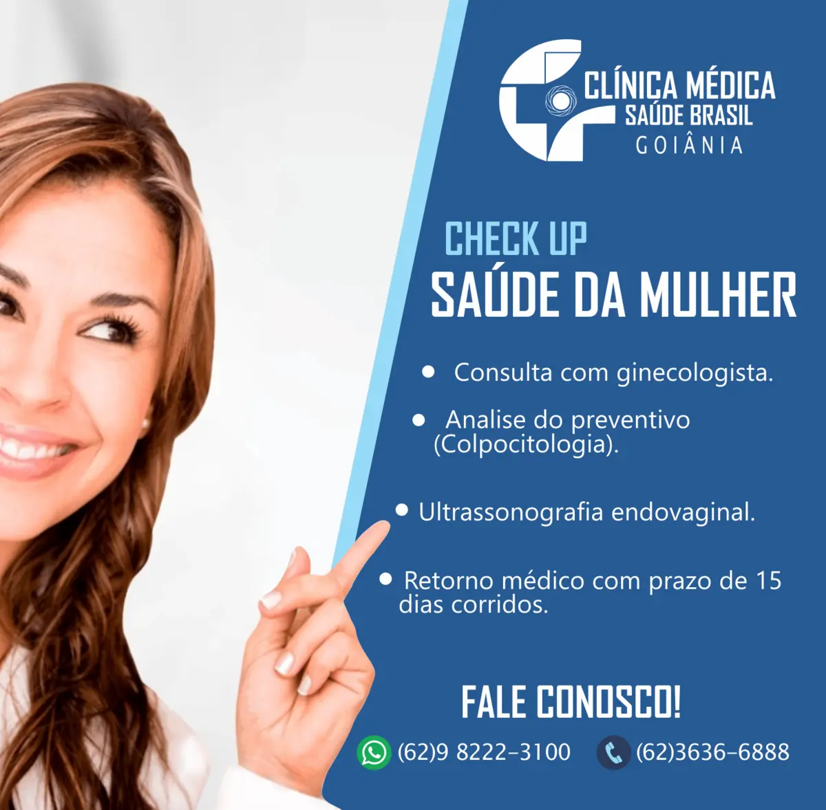 Peça 2 desenvolvida para Clínica Saúde Brasil