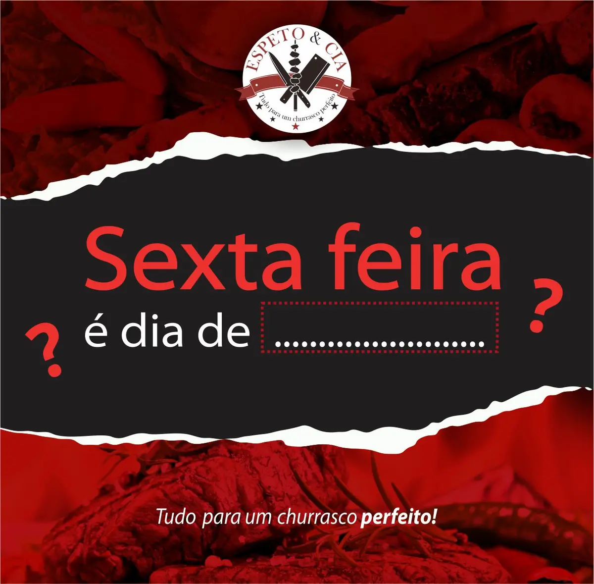 Peça 1 desenvolvida para Espeto & Cia